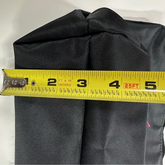 NWT Black Embroidered Paris Souvenir Shopping Tote + Eiffel Tower Keychain - Picture 6 of 9